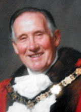 Picture of Cllr. C.N. Charles. Mayor of Llanelli 1989 - 90 